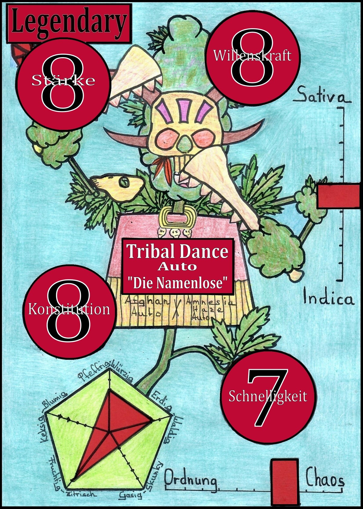 3x Tribal Dance Auto - "Die Namenlose"