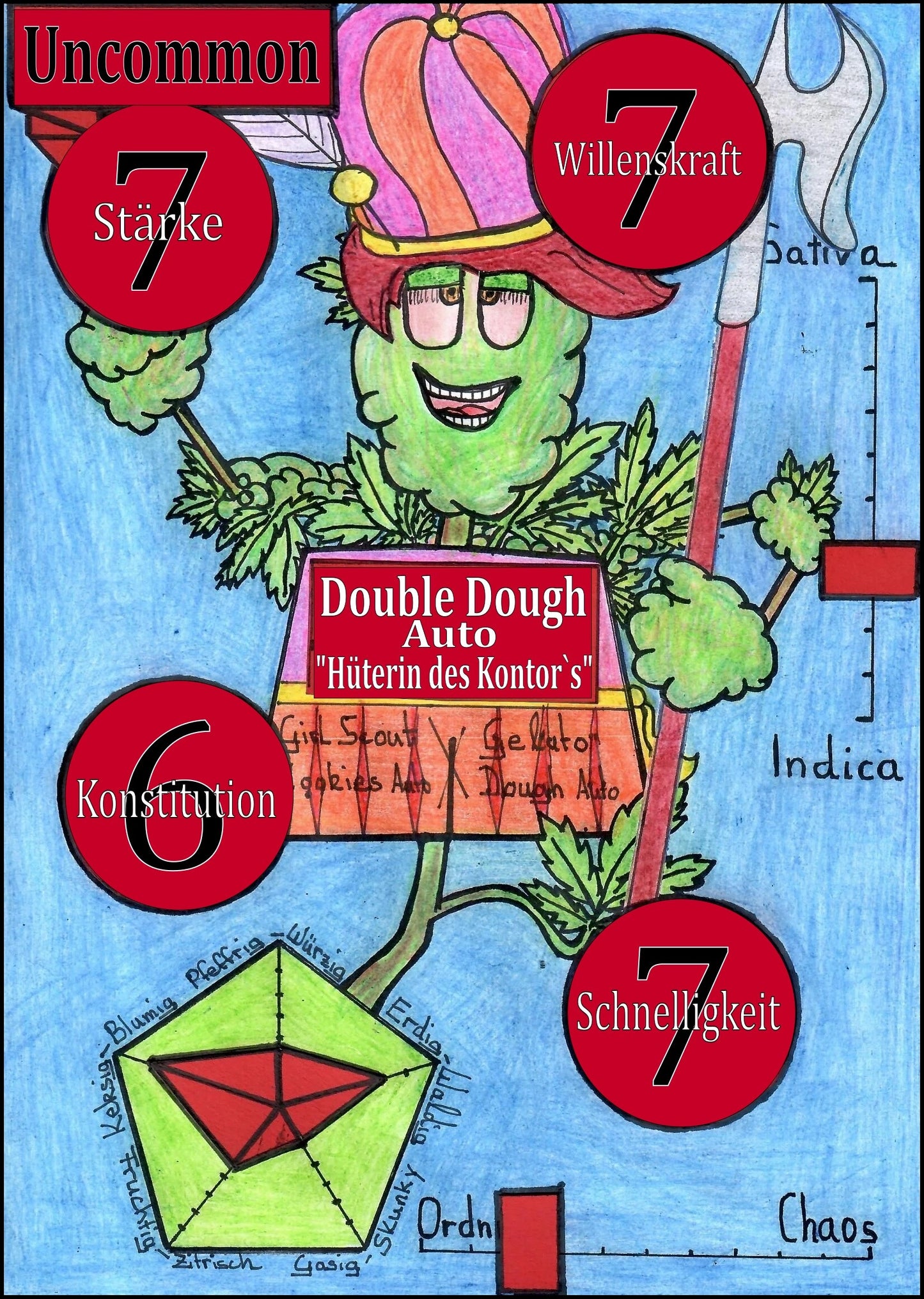 3x Double Dough - "Hüterin des Kontors"